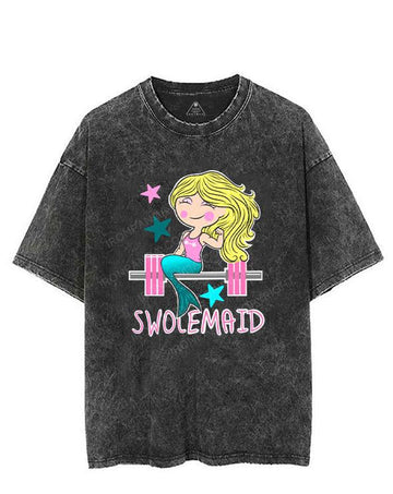 SWOLEMAID VINTAGE GYM SHIRT