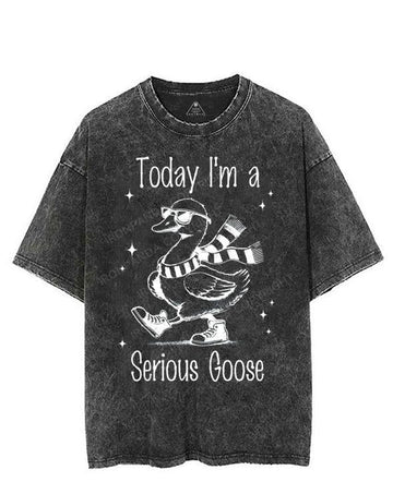 TODAY I'M A SERIOUS GOOSE VINTAGE GYM SHIRT