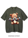 LIFTING TEDDY BEAR VINTAGE GYM SHIRT