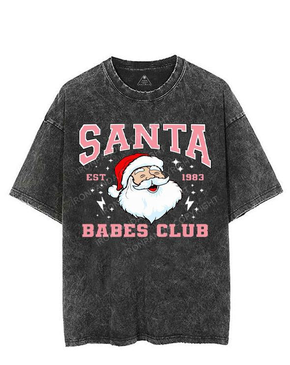 SANTA BABES CLUB VINTAGE GYM SHIRT