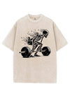 DEADLIFTING SKELETON VINTAGE GYM SHIRT