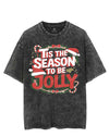 TIS THE SEASON TO BE JOLLY VINTAGE GYM SHIRT