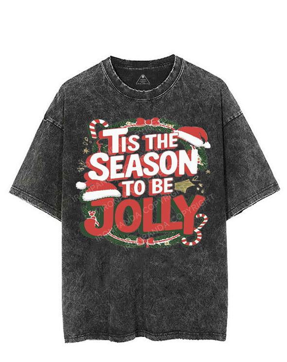 TIS THE SEASON TO BE JOLLY VINTAGE GYM SHIRT