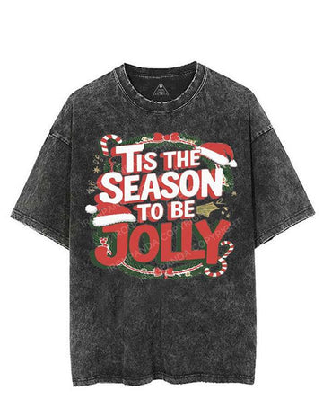 TIS THE SEASON TO BE JOLLY VINTAGE GYM SHIRT