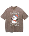 EAT SNOW ZERO CALORIES VINTAGE GYM SHIRT
