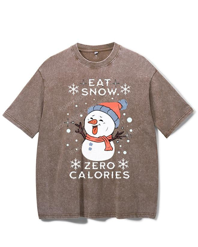 EAT SNOW ZERO CALORIES VINTAGE GYM SHIRT