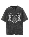 Skull Weight Plate VINTAGE GYM SHIRT
