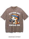 KITTEN MY SWOLE ON VINTAGE GYM SHIRT