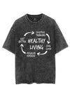 HEALTHY LIVING VINTAGE GYM SHIRT