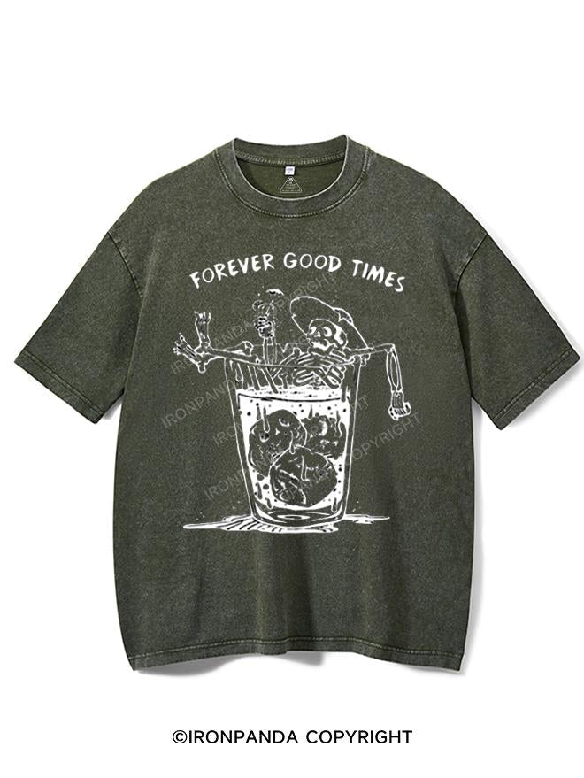 FOREVER GOOD TIMES VINTAGE GYM SHIRT