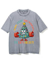 TIS THE SEASON TO LIFT HEAVY VINTAGE GYM SHIRT