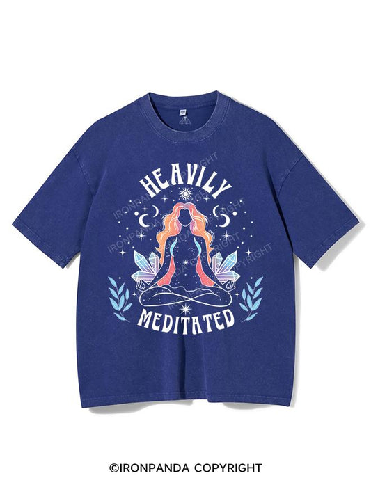 HEAVILY MEDITATED VINTAGE GYM SHIRT