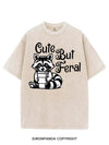 CUTE BUT FERAL VINTAGE GYM SHIRT