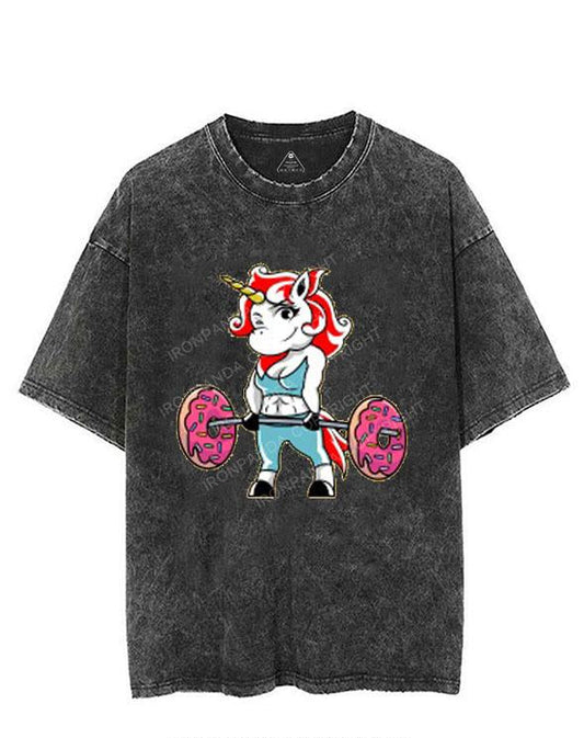 UNICORN DEADLIFT VINTAGE GYM SHIRT