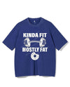 KINDA FIT MOSTLY FAT VINTAGE GYM SHIRT