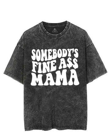 SOMEBODY'S FINE ASS MAMA VINTAGE GYM SHIRT