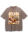 RUN RUN RUN TURKEY VINTAGE GYM SHIRT