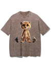 IRON-PUMPING LEOPARD VINTAGE GYM SHIRT