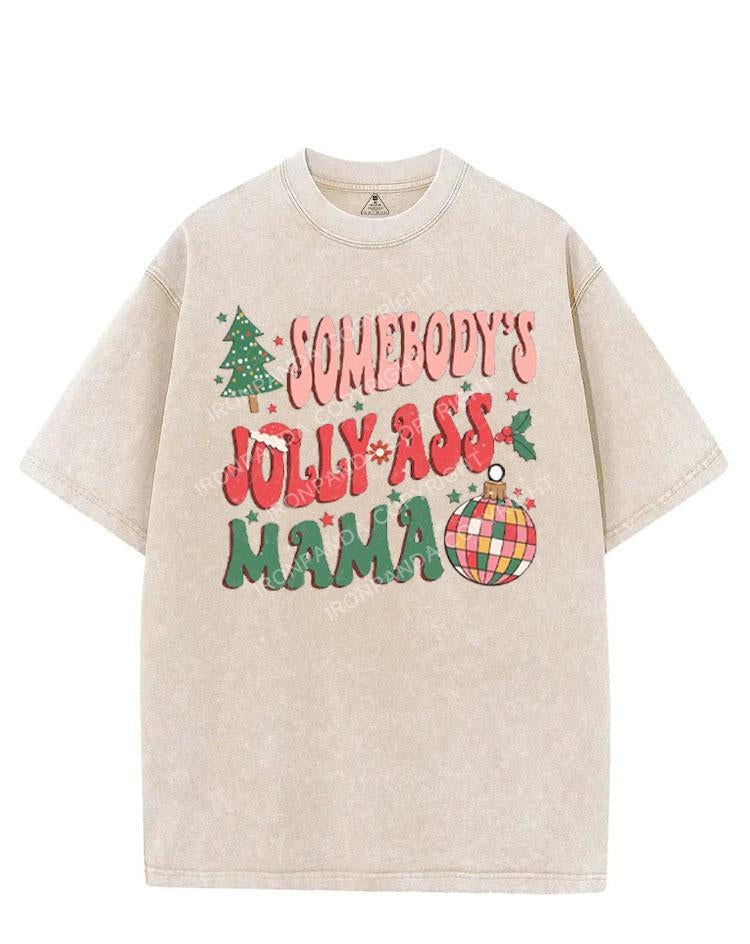 SOMEBODY'S JOLLY ASS MAMA VINTAGE GYM SHIRT