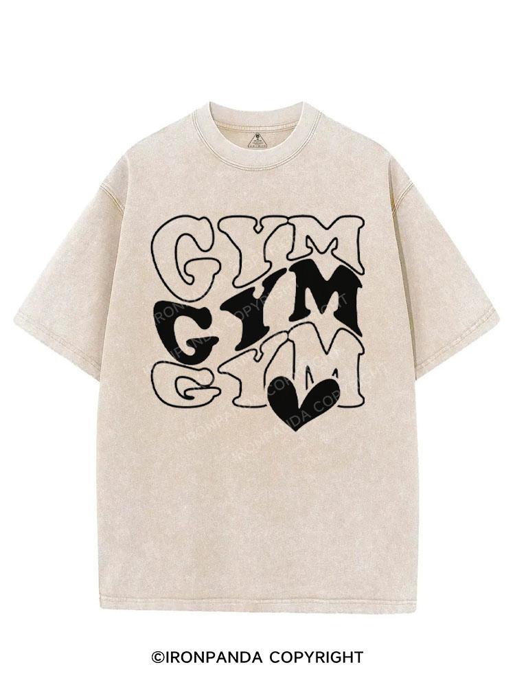 GYM GYM GYM LOVE VINTAGE GYM SHIRT