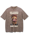 DIET STARTS TOMORROW DONUT TODAY VINTAGE GYM SHIRT