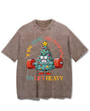 TIS THE SEASON TO LIFT HEAVY VINTAGE GYM SHIRT