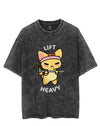 Lift Heavy cat VINTAGE GYM SHIRT