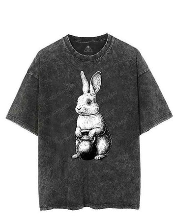 BUNNY GAINS, KETTLEBELL CHAINS VINTAGE GYM SHIRT