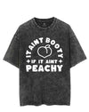 IT AINT BOOTY IF IT AINT PEACHY VINTAGE GYM SHIRT