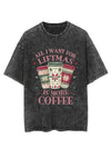 ALL I WANT LIFTMAS IS MORE COFFEE VINTAGE GYM SHIRT