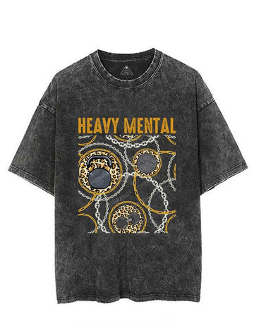 HEAVY MENTAL VINTAGE GYM SHIRT