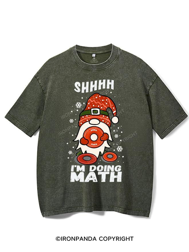 SHHHH I'M DOING MATH GOBLIN VINTAGE GYM SHIRT