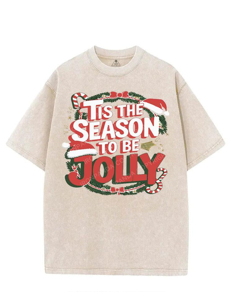 TIS THE SEASON TO BE JOLLY VINTAGE GYM SHIRT