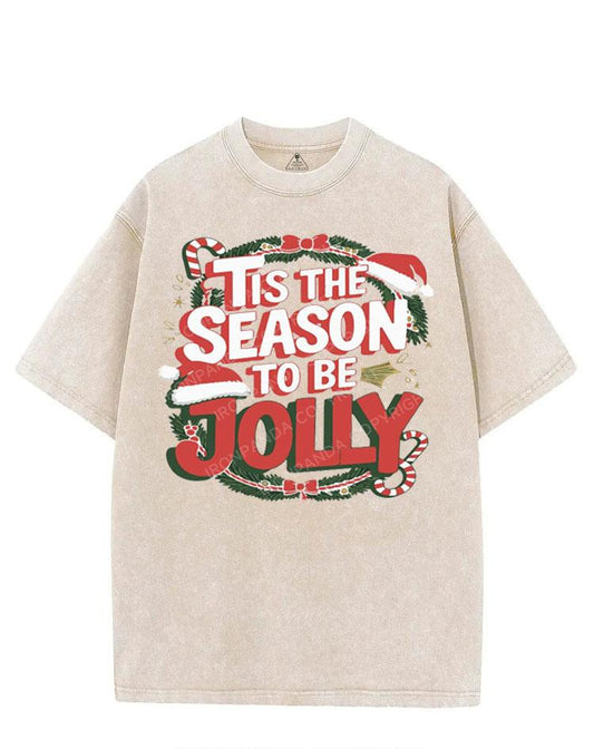TIS THE SEASON TO BE JOLLY VINTAGE GYM SHIRT