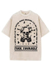 LET'S SPLIT UP TO COVER MORE GROUND I'LL GO LEFT AND YOU GO FUCK YOURSELF VINTAGE GYM SHIRT