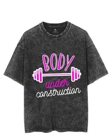BODY UNDER CONSTRUCTION VINTAGE GYM SHIRT