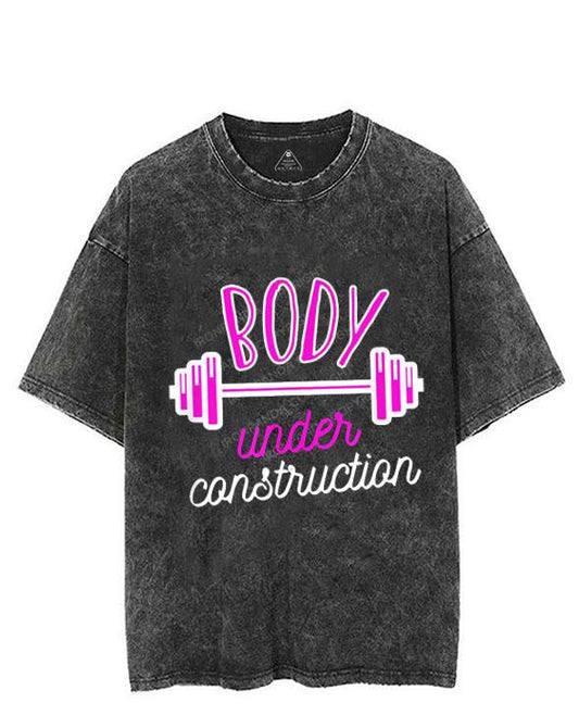 BODY UNDER CONSTRUCTION VINTAGE GYM SHIRT