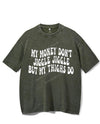 MY MONEY DON'T JIGGLE JIGGLE BUT MY THINGS DO VINTAGE GYM SHIRT