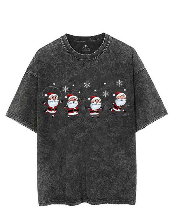 Christmas Workout VINTAGE GYM SHIRT