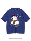 SNOWMAN FUCK YOU VINTAGE GYM SHIRT