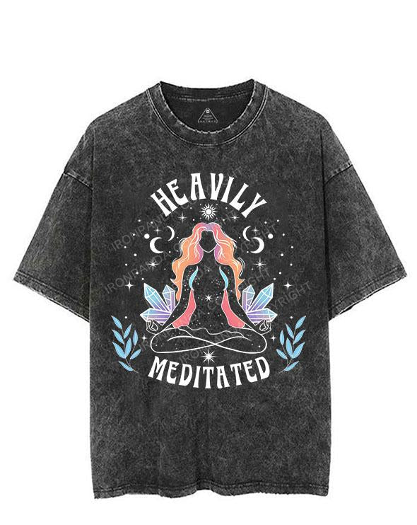 HEAVILY MEDITATED VINTAGE GYM SHIRT