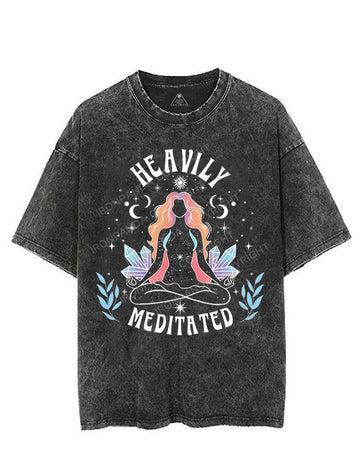 HEAVILY MEDITATED VINTAGE GYM SHIRT