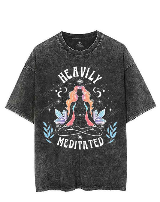 HEAVILY MEDITATED VINTAGE GYM SHIRT