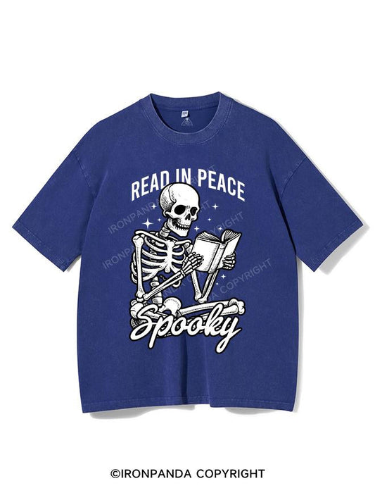 READ IN PEACE VINTAGE GYM SHIRT