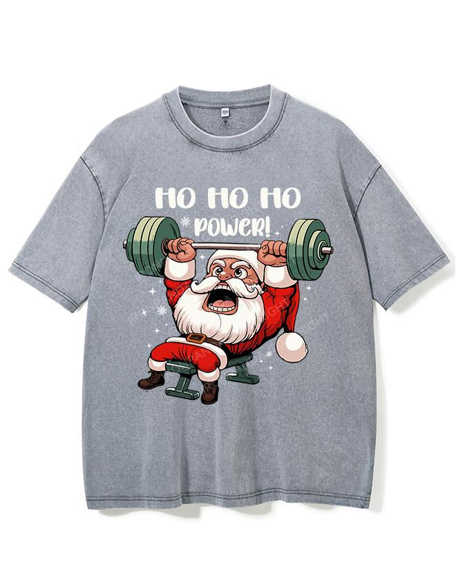 HO HO HO POWER! VINTAGE GYM SHIRT