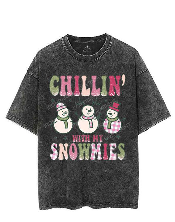 CHILLIN' WITH MY SNOWMIES VINTAGE GYM SHIRT