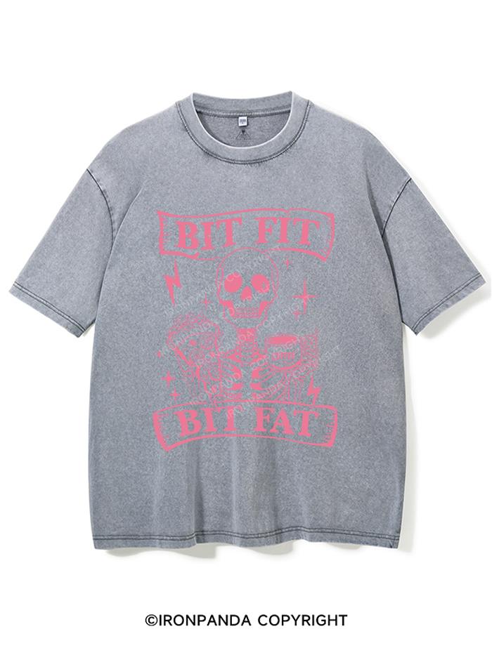 BIT FIT BIT FAT VINTAGE GYM SHIRT