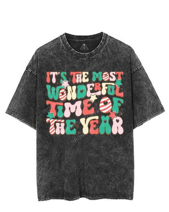 IT'S THE MOST WONDERFUL TIME OF THE YEAR VINTAGE GYM SHIRT