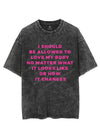 I SHOULD BE ALLOWED TO LOVE MY BODY VINTAGE GYM SHIRT