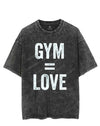 GYM=LOVE VINTAGE GYM SHIRT
